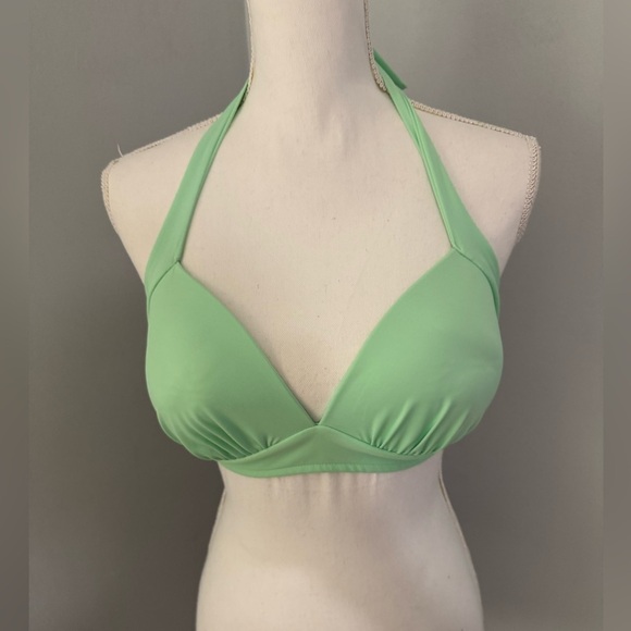 Venus 2 piece bikini lime green push up top bottoms size 10, top “D” NWOT - Picture 1 of 9